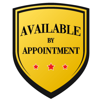 Available by Appointment badge
